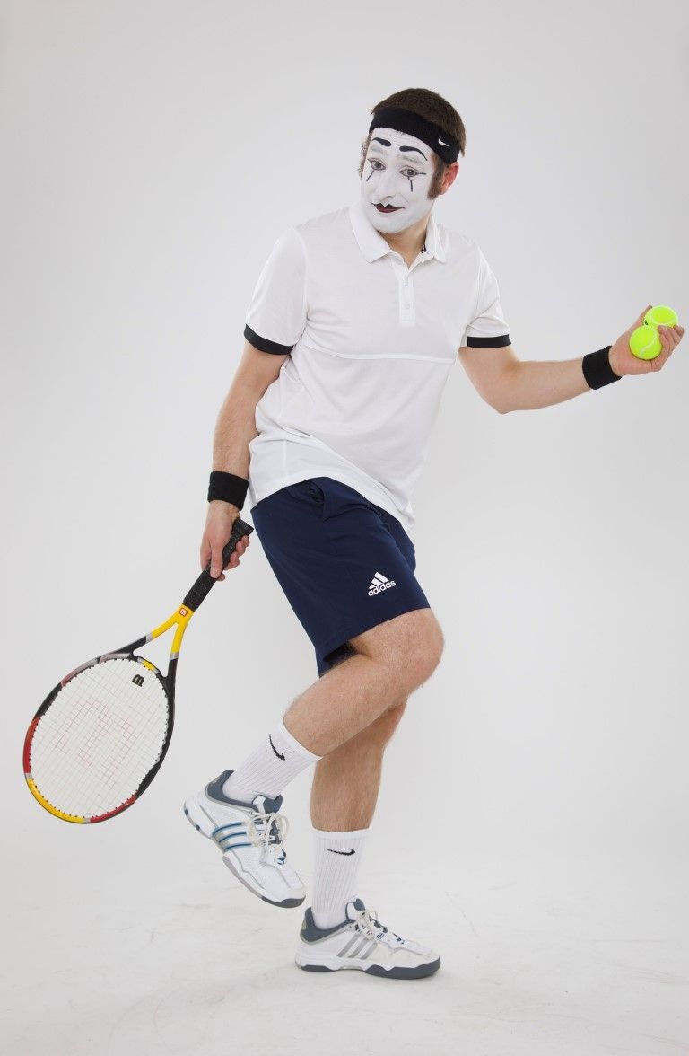 Bastian als Tennisspieler