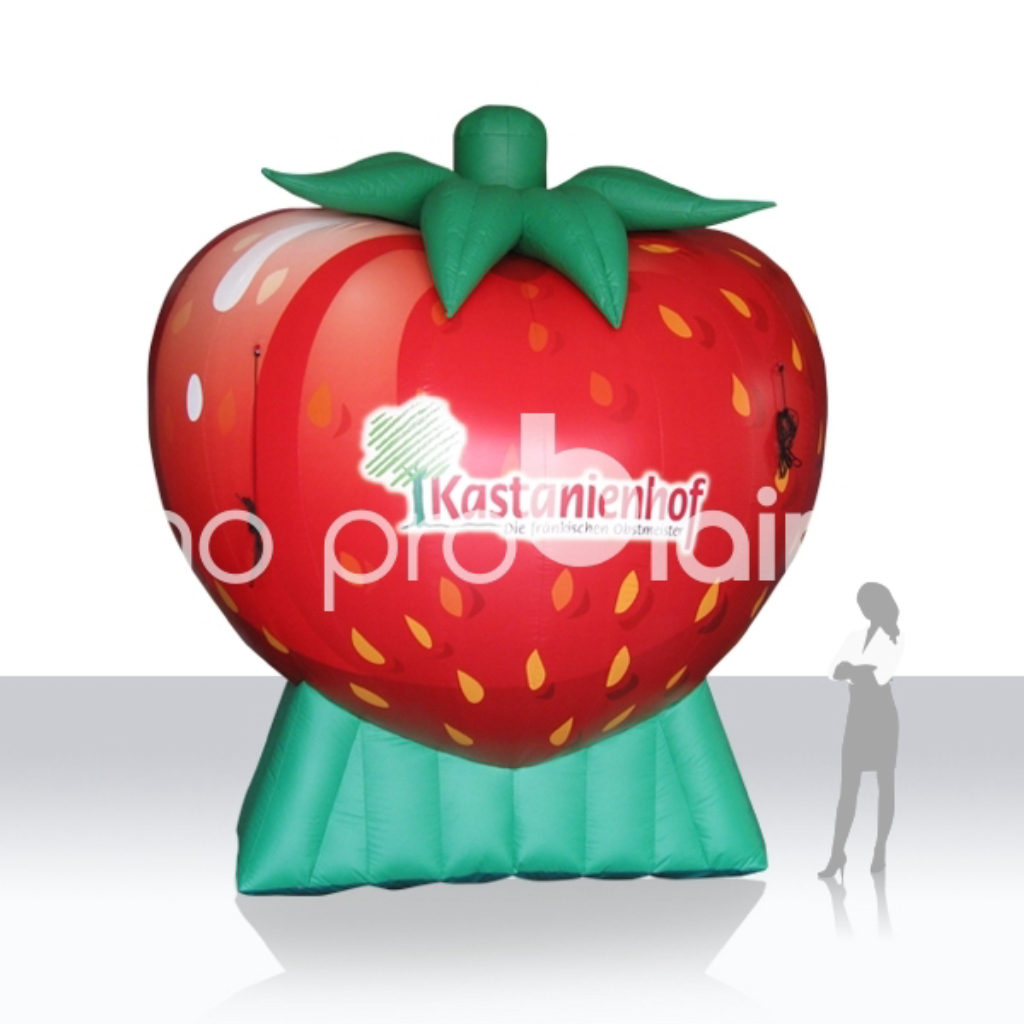 aufblasbare Erdbeere - aufblasbare Produkte - aufblasbare Produktnachbildungen - aufblasbare Werbung