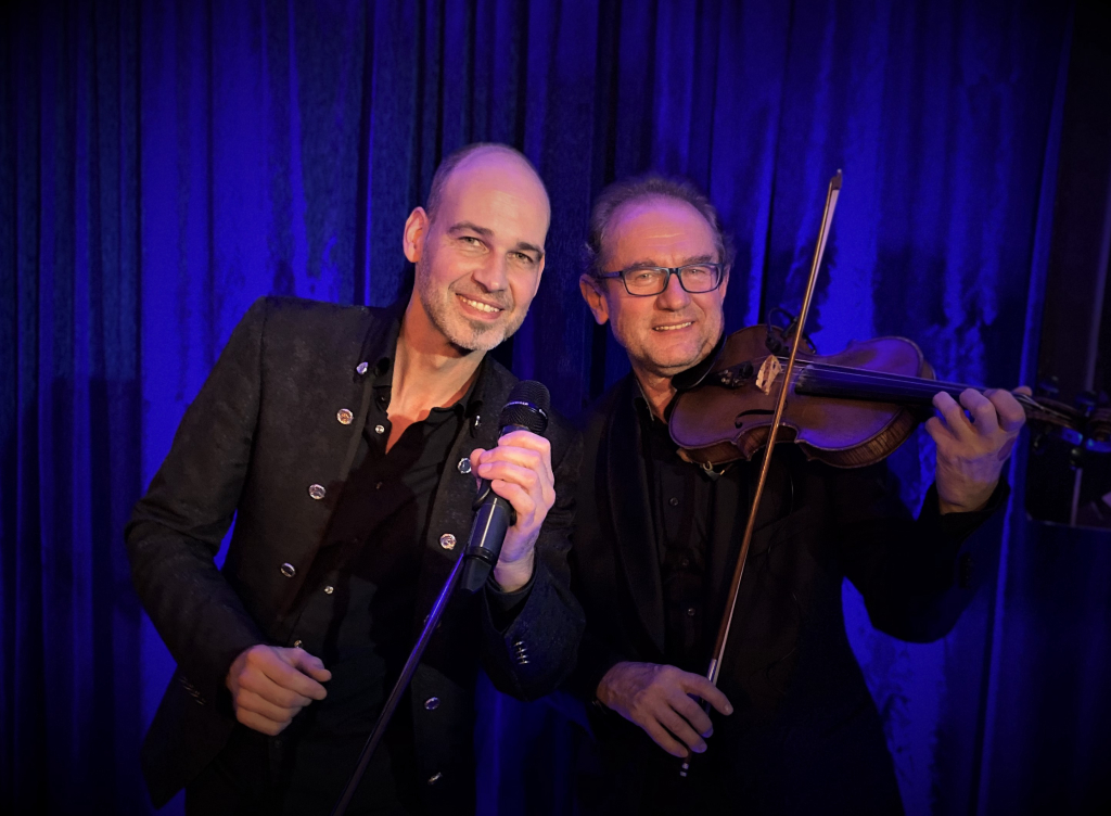 Tenor Christoph Alexander mit Violinist Janusz Bulka