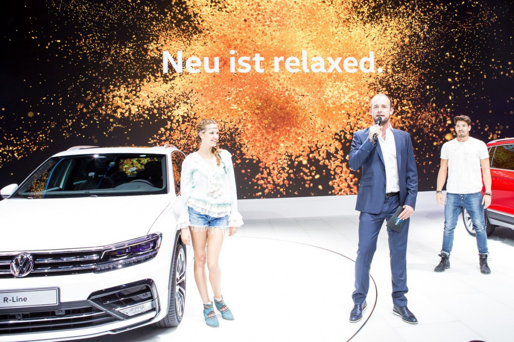 Felix Schlebusch moderiert für Volkswagen auf der IAA
