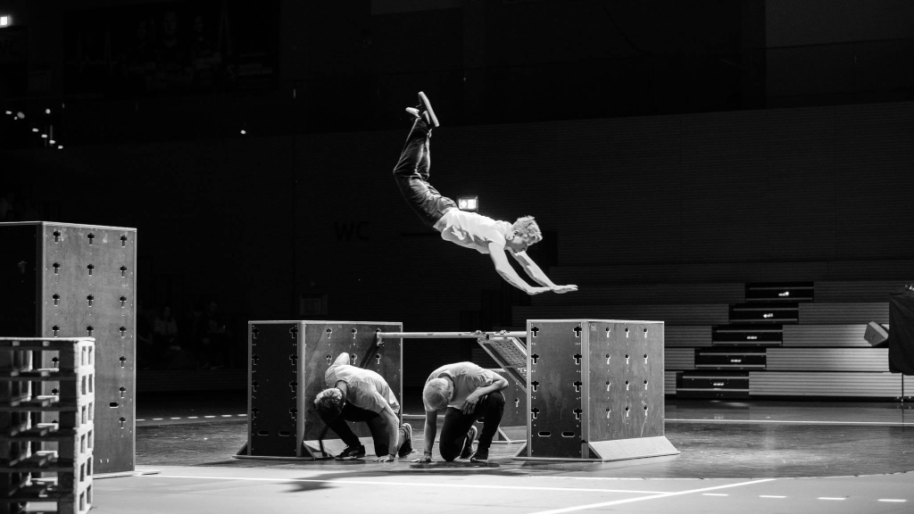 Perfekt eingefangener Zero-Gravity Moment unserer "Street Circus" Show